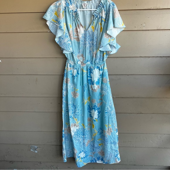 Anthropologie Dolan Floral Maxi Dress - Women's Size XXSP - Easter Dress Spring - Picture 1 of 6